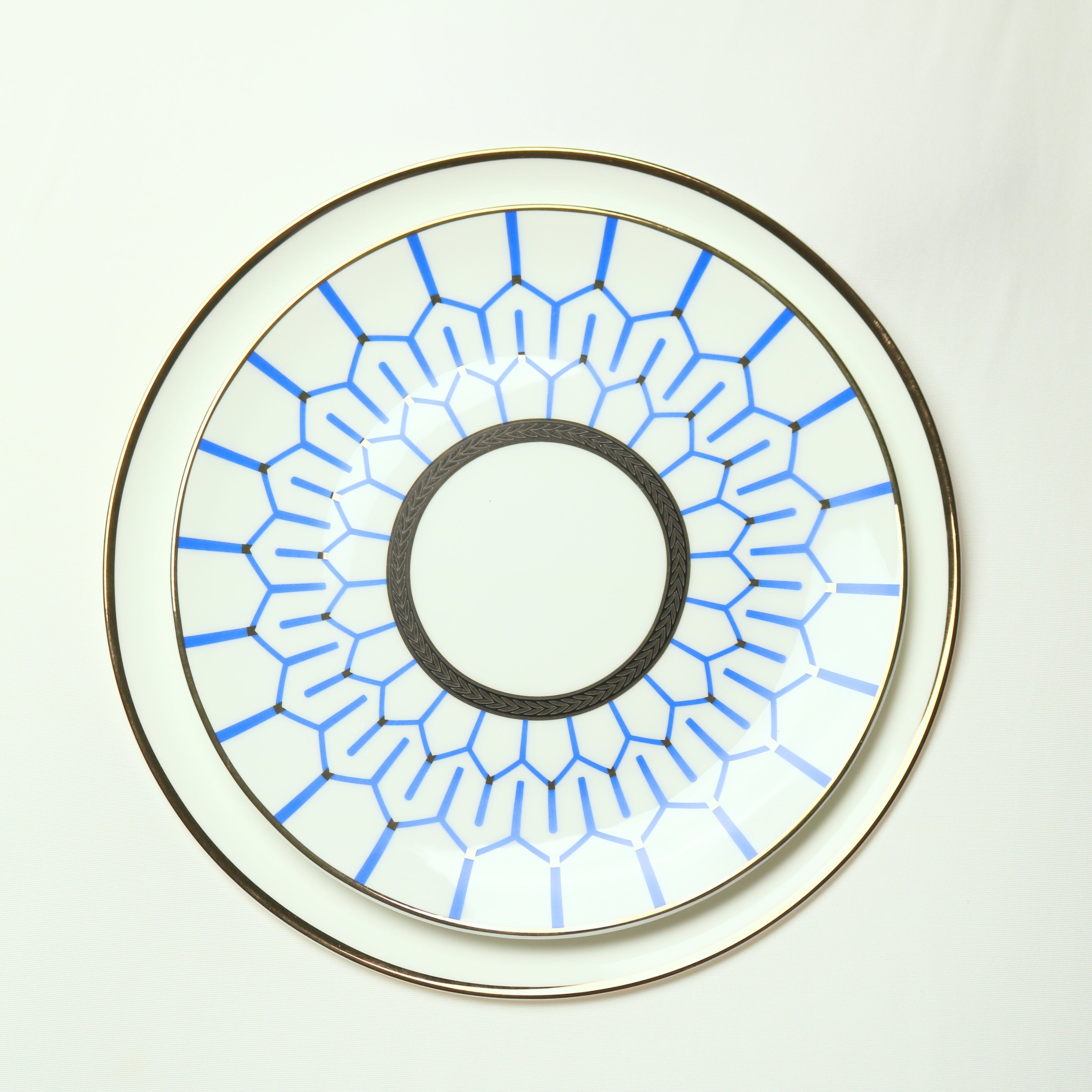 Blue Mosaic Accent Plate - Set of 4