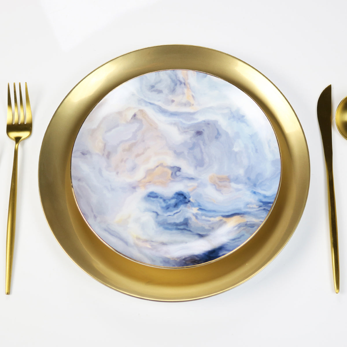 Blue Cloud Plate-Set of 4
