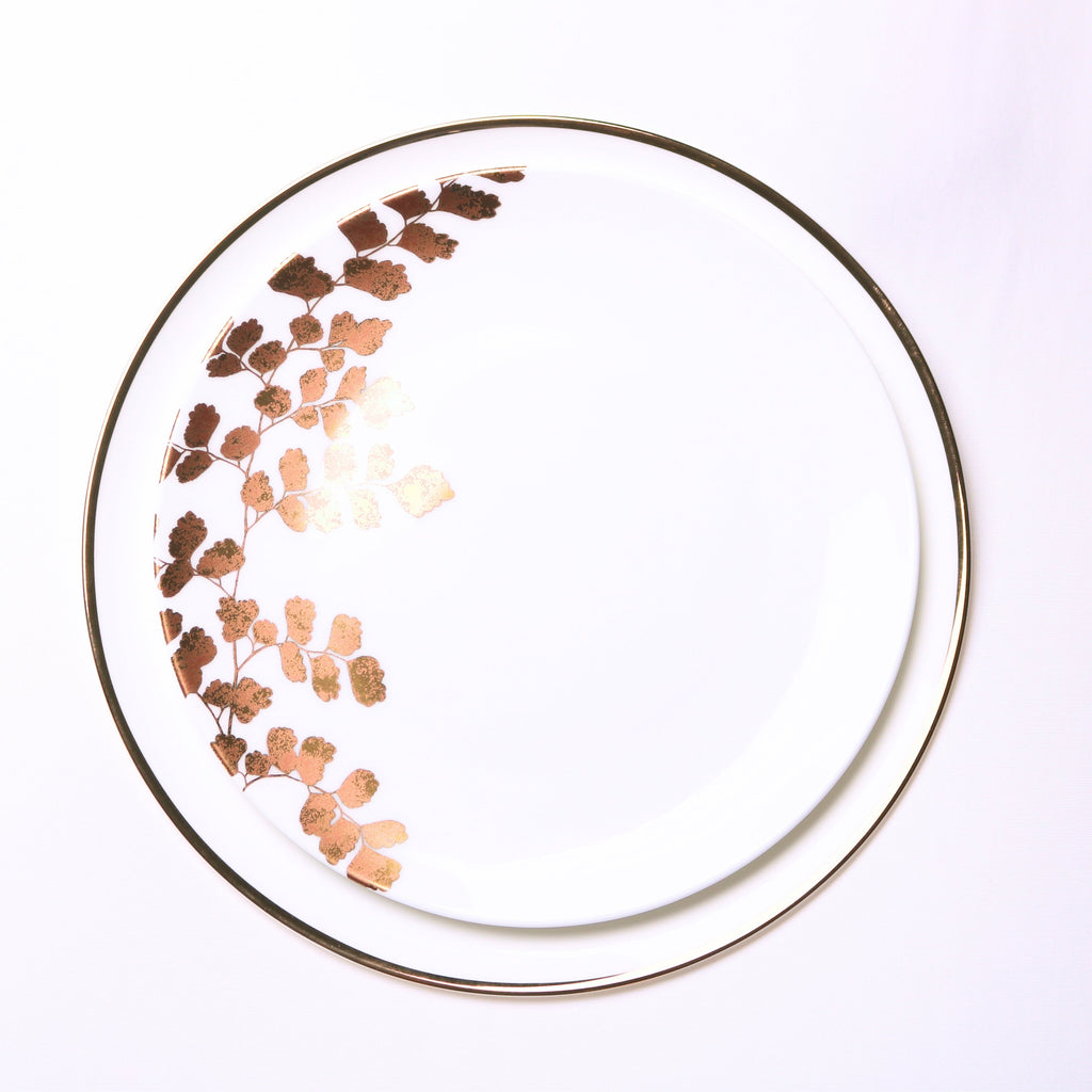 Gold Filigree Accent Plate - Set of 4