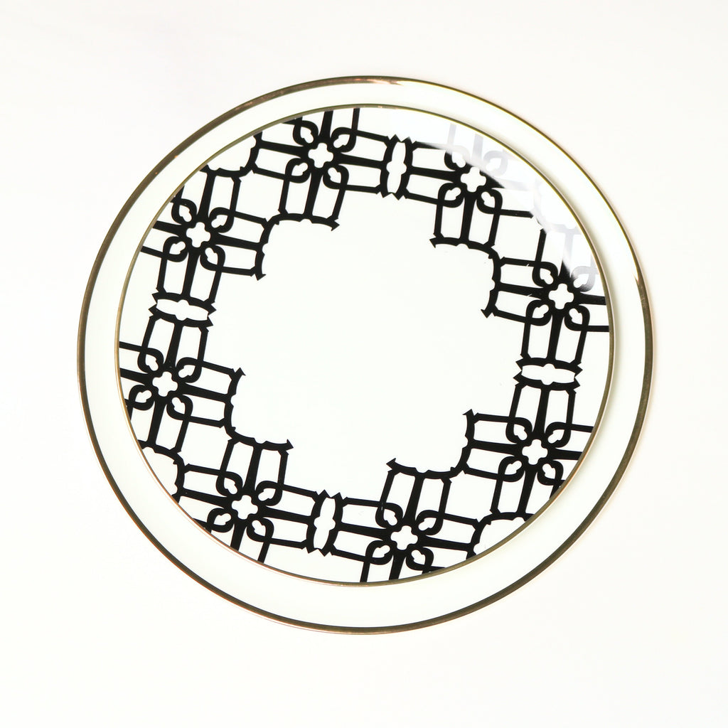 Geometric Accent Plate - Set of 4