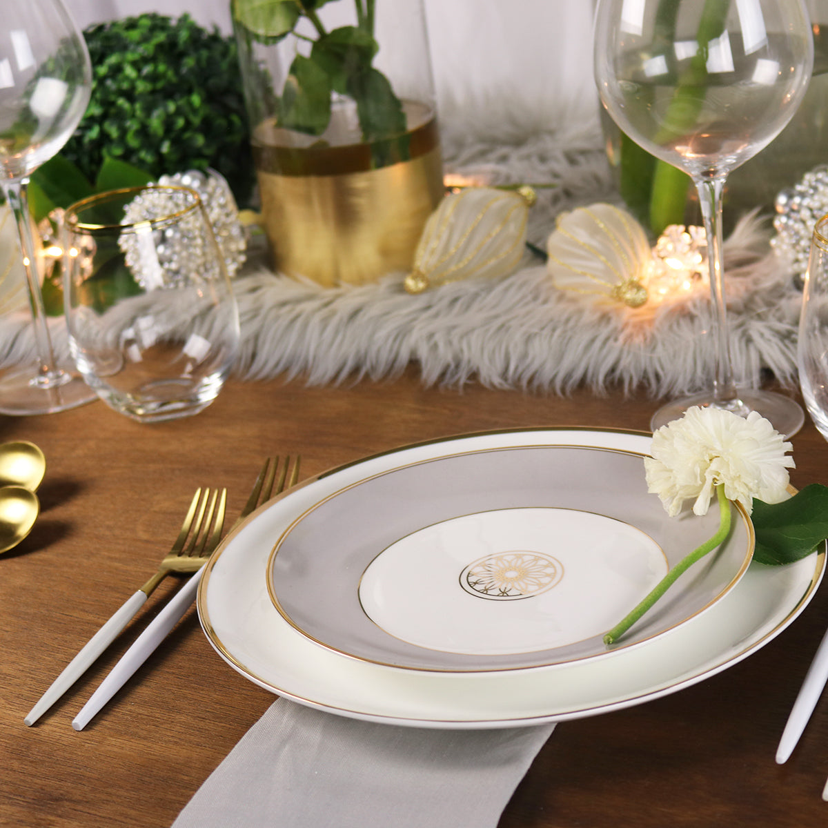 Diamond Jewel Salad Plate-Set of 4